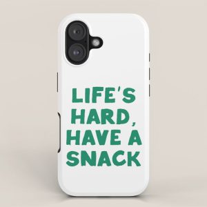 Retro Snack Humor for Food Lovers iPhone Case