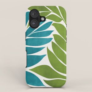 Modern Coastal Seagrass iPhone Case