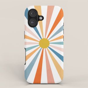 Sun Retro Art V iPhone Case