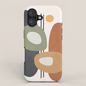 Modern Abstract Shapes 13 iPhone Case