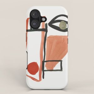 Abstract Face iPhone Case
