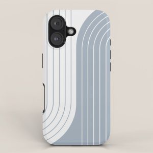 Two Tone Line Curvature LXVI iPhone Case