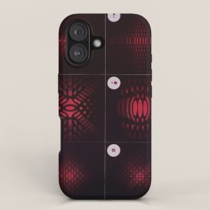 Monochromatic fringes from "Le monde physique" (1882) iPhone Case