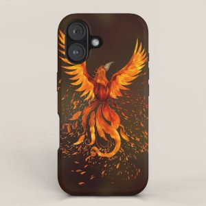 Rising Phoenix Bird iPhone Case