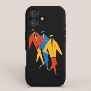 Men | Bauhaus IV: Night Black Edition iPhone Case