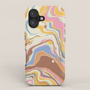 Retro marble #2 iPhone Case