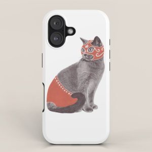 Cat Wrestler iPhone Case
