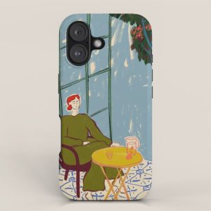 WOMAN UNDER A TREE iPhone Case