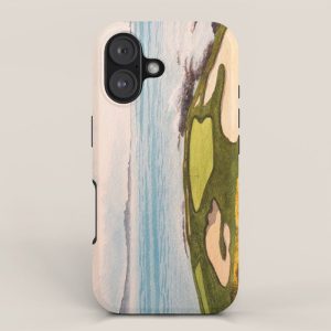 Pebble Beach Golf Course Signature Hole 7 iPhone Case