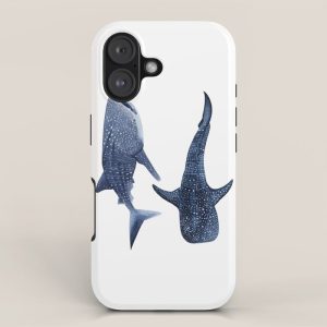 TWO WHALE SHARK iPhone Case