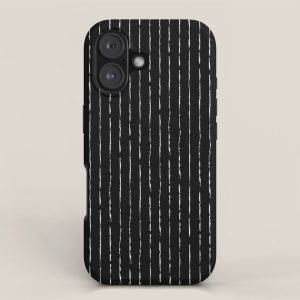 Lines (Black) iPhone Case