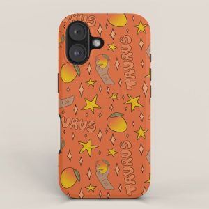 Taurus Mango Print iPhone Case