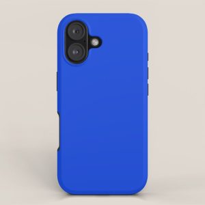 Royal Blue Bright Bold Solid Color iPhone Case