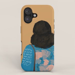 Worthy Of Love No Matter Who Does Or Does Not Notice You. Original Quote By Morgan Harper Nichols iPhone Case