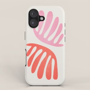 Peach & Orange: Wild Leaf | Matisse Foliage Paper Cutouts 03 iPhone Case