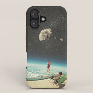 Summer with a Chance of Asteroids iPhone Case