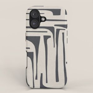 Vintage Cut Out Abstract iPhone Case