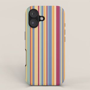 Classic Stripes IV - Vintage Multicolor iPhone Case