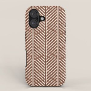 Organic Chevron on Brandywine iPhone Case