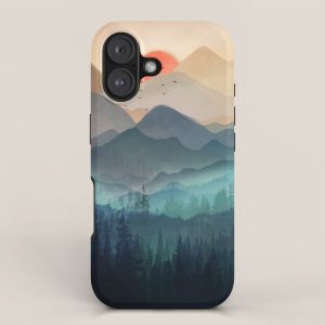 Wilderness Becomes Alive at Night iPhone Case