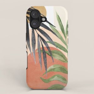 Abstract Tropical Art VI iPhone Case