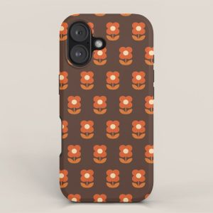 70s Flower Pattern #1 iPhone Case