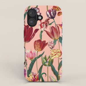 Magic Tulips Pattern VII iPhone Case