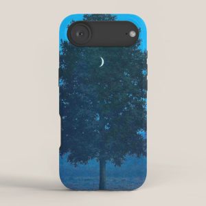 Rene Magritte - Le Seize Septembre - 1956 Moon Through Tree Surrealism iPhone Case