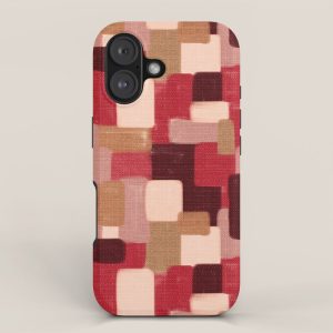 Modern Craft Abstract Pattern - Geometric Pattern iPhone Case
