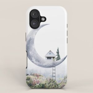 Moon House iPhone Case