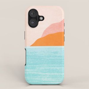 Island Sunset Abstract Landscape iPhone Case