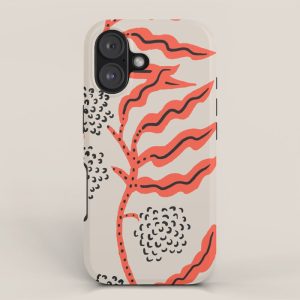 LA VILLE VINE CORAL iPhone Case
