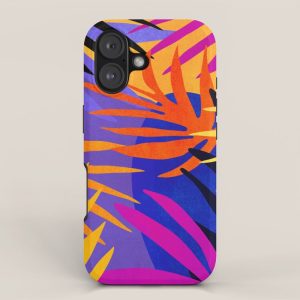 Neon Rainforest - Abstract Pop Art iPhone Case