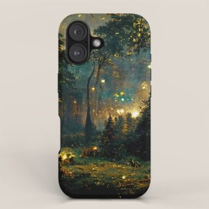Walking through the fairy forest iPhone Case