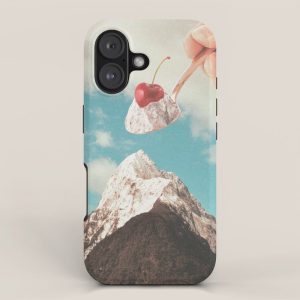 Sundae Summit II - Cherry Ice cream Mountain Peak iPhone Case