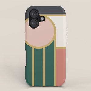 Maximalist Geometric 04B iPhone Case