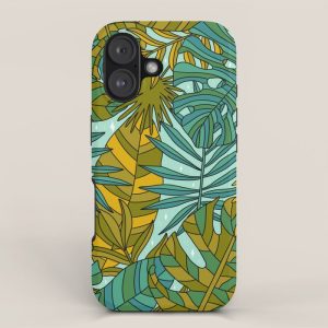 Tropical Leaves Print iPhone Case