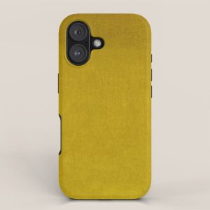 Mustard Velvet iPhone Case