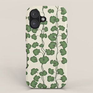 Trailing Vines Botanical Pattern iPhone Case