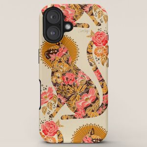 Porcelain Cat - 70s Palette iPhone Case