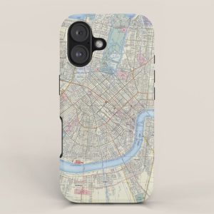 New Orleans Vintage Map iPhone Case