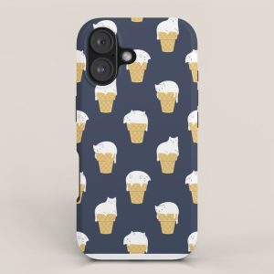 Meowlting Pattern iPhone Case