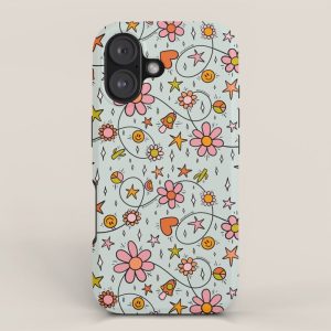Alternative Christmas Lights Print iPhone Case