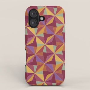Kaleidoscope Tile Pattern X Vibrant Tropical iPhone Case