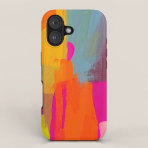 color study abstract art 2 iPhone Case