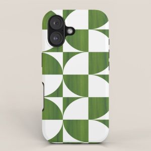 Quadrants (Matcha Green) iPhone Case