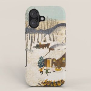 Anna Mary Robertson 'Grandma' Moses Sugaring Off American Folk Art iPhone Case