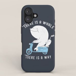 There is a whale iPhone Case