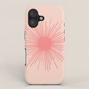 Pink Sun iPhone Case