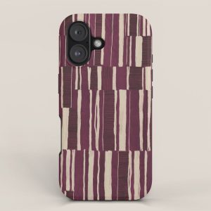 Scratchy Blocks - Ripe Berry iPhone Case